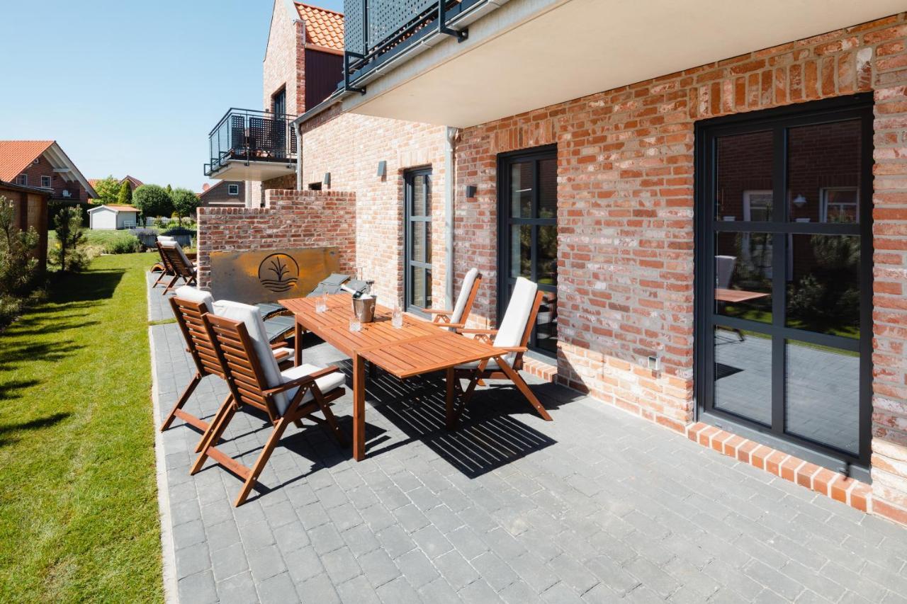 Kuesten Suite Sued - Seitliche Wasserlage, Terrasse, 70Qm Greetsiel Buitenkant foto